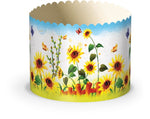 Paper baking pan for Easter Flowers No. 4 (110/85). Set of 10