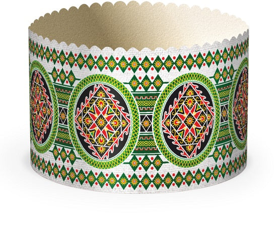 Paper baking pan for Easter Vyshyvanka No. 2 (150/100). Set of 50