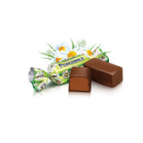 Roshen Romashka with Cream-Brulee Cocoa Filling, Delicious, Flavorful Sweets Bulk Gourmet Chocolate Candy 2.2lb/21kg