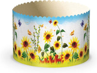 Paper baking pan for Easter Flowers No. 4 (130/85). Set of 50