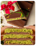 luxury Dubai Chocolate Bar Pistachio, Crunchy Premium Gourmet Treat, Chocolate with Crunchy Knafeh, Dubai Crispy Kunafa Pistachio, Premium kadyifi Bar 200gm-7oz