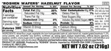Roshen Crispy Flavorful Wafer with Hazelnut Filling, Kosher, Halal, 7.62oz/216 grams
