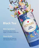 Lovare 1001 Nights 80g Black & Green Tea Floral Fruit Blend + 15 Tea Filter Bags