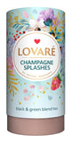 Lovare Champagne Splashes 80g Green Tea Floral Fruit Blend + 15 Tea Filter Bags