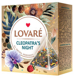 Lovare Cleopatra’s Night Tea – Green Tea Blend with Raspberry, Petals 15 Sachets