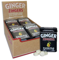 Ginger Zingers Pear Tin 1.07oz (12-pack)
