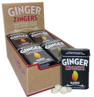 Ginger Zingers Mango Tin 1.07oz (12-pack)