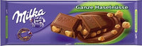 Milka Whole Hazelnuts Large Milk Chocolate Bar 250g