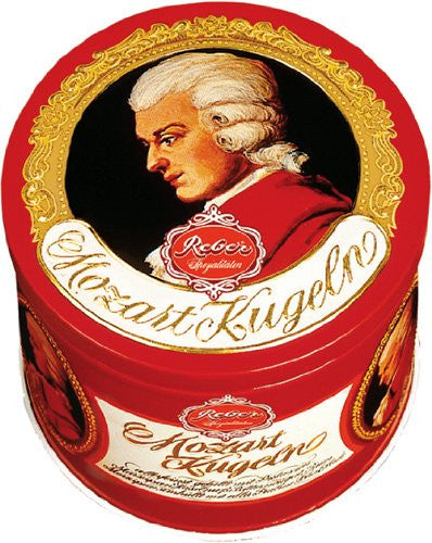 Reber Mozart Kugeln Round Gift Tin 10.6oz – Wonder Foods