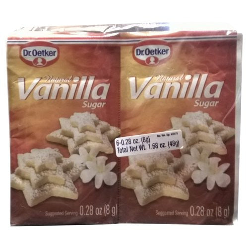 Dr. Oetker Natural Vanilla Sugar 0.25oz (6-pack)