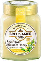 Breitsamer Creamy Rapsflower Honey Jar 500g (6-pack)