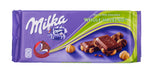 Milka Whole Hazelnuts Chocolate Bar 100g (10-pack)